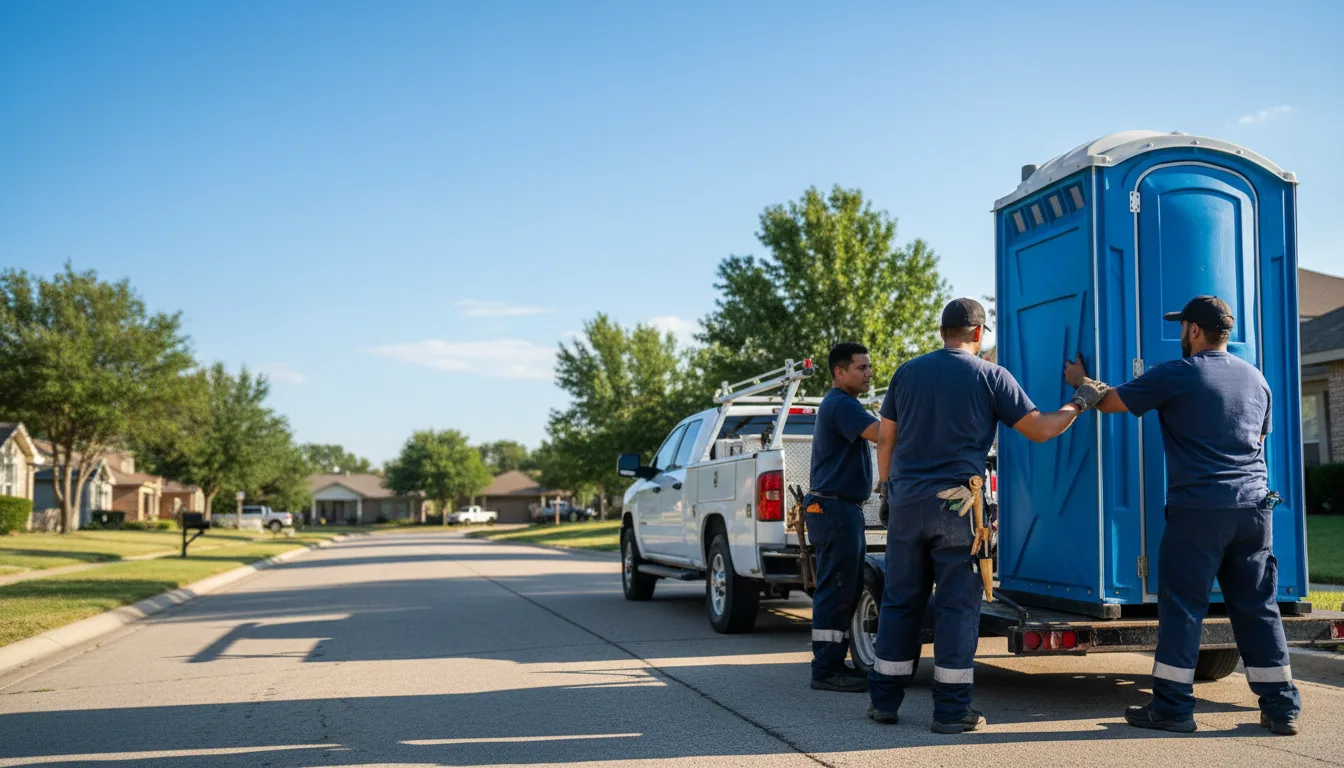 Portable Toilet Rental in Wortham, TX near me